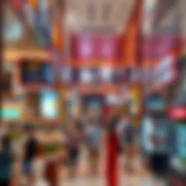 Vibrant Commercial Space Commercial space within Al Nahda Mai Tower bustling with activity