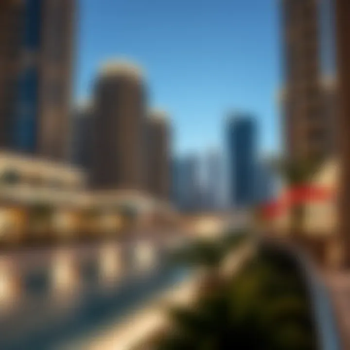 Representation of Dubai's vibrant real estate market