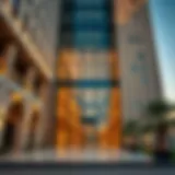 Architectural view of Al Zarooni Building showcasing modern design