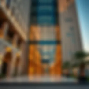 Architectural view of Al Zarooni Building showcasing modern design