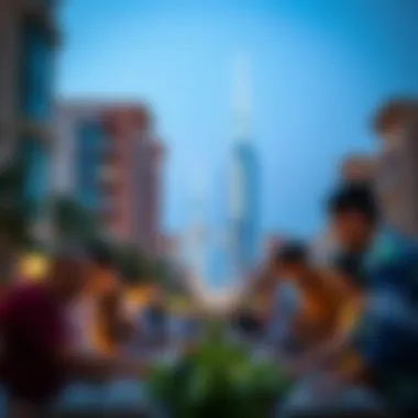 Engaging Community Around بن سوقات سنتر Vibrant community atmosphere surrounding بن سوقات سنتر