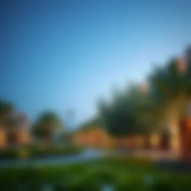 Recreational Landscapes of Mirdif Recreational spaces and parks in Emirates Islamic Mirdif
