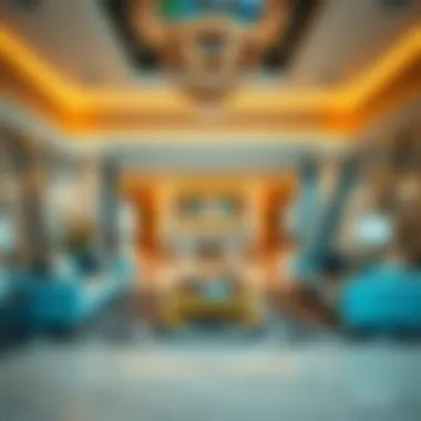 Interior spaces of Viva Burjuman demonstrating luxury living
