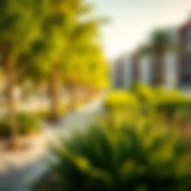 Eco-Friendly Landscaping of Masdar City Green spaces and urban gardens within the city