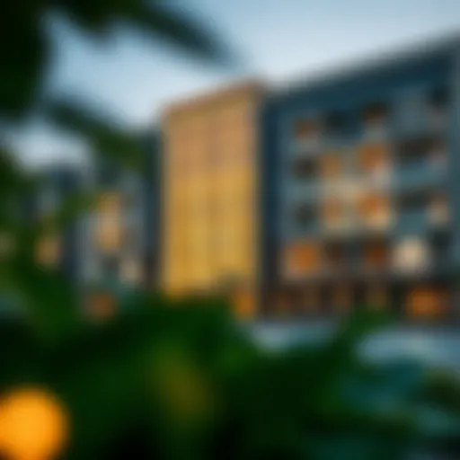 Elegant exterior of Orchid B showcasing modern architecture