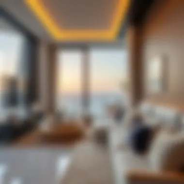 Contemporary Apartment Offering Scenic Views Modern apartment with balcony views
