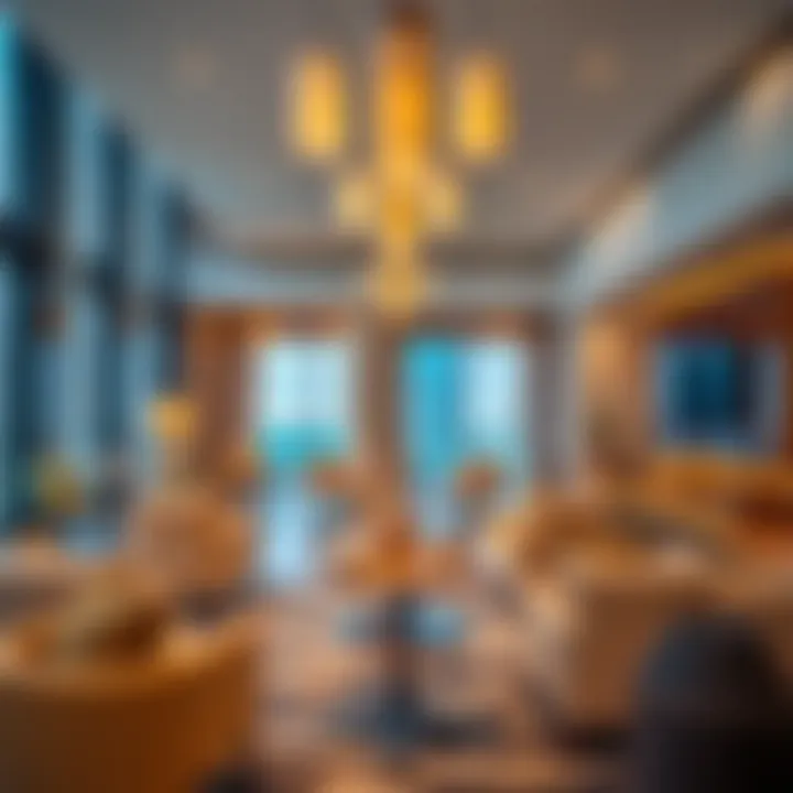 Interior shot highlighting the contemporary hospitality at Rove Business Bay