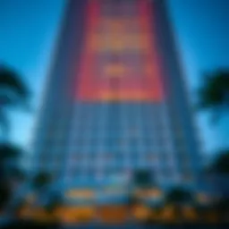Stunning architectural facade of Zada Tower