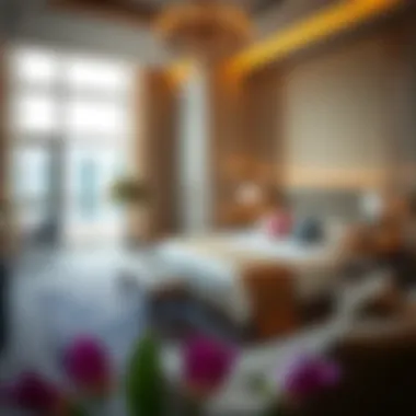 Luxurious Guest Room Luxurious guest room at Lavender Hotel Al Nahda with elegant furnishings