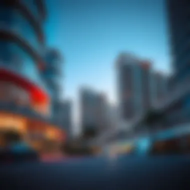 A vibrant representation of the commercial real estate market in Dubai