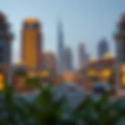 A modern Dubai skyline showcasing residential properties