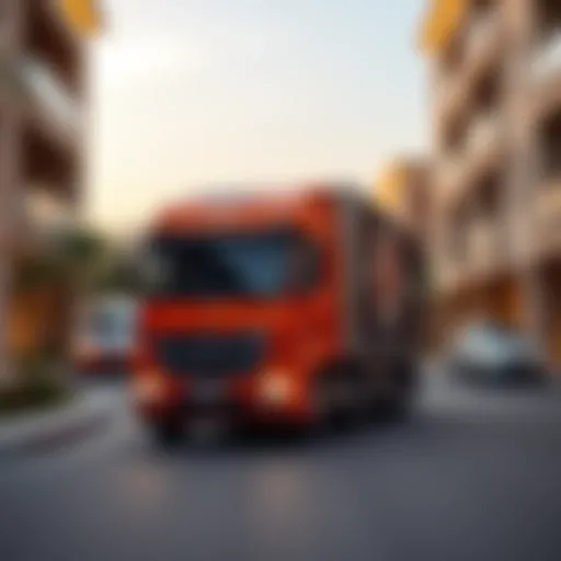 Luxury movers in Dubai showcasing their service range