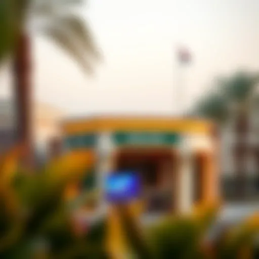 UAE Pass Kiosk exterior view