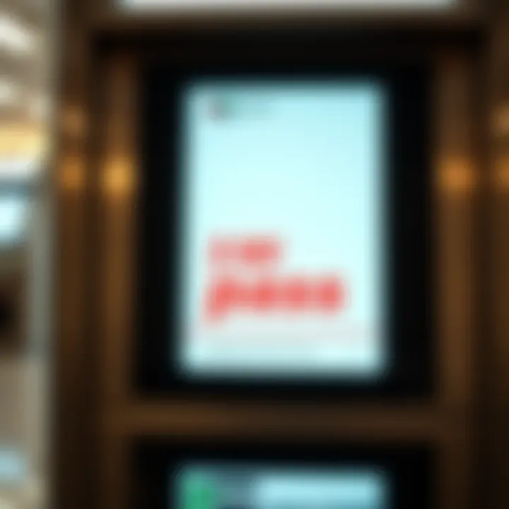 Close-up of UAE Pass services screen