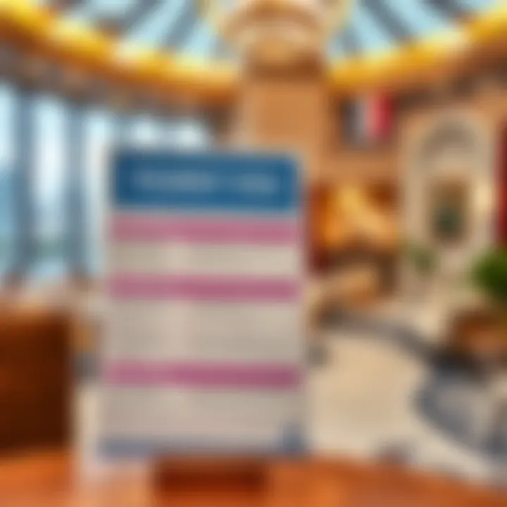 Graphic showcasing tourist visa details for the UAE