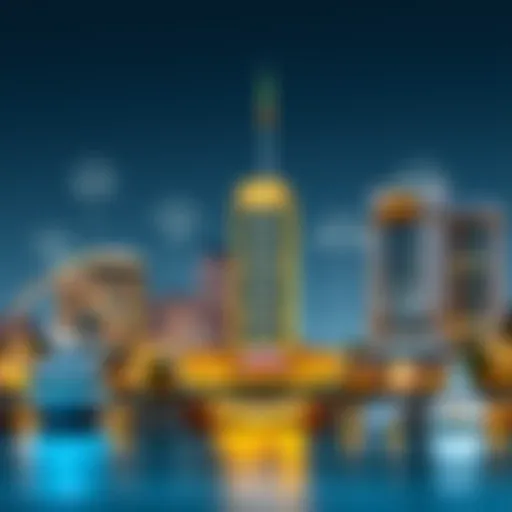 Illustration depicting various types of UAE visas